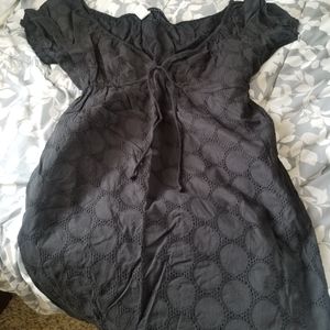 Black Crochet Swim Coverup